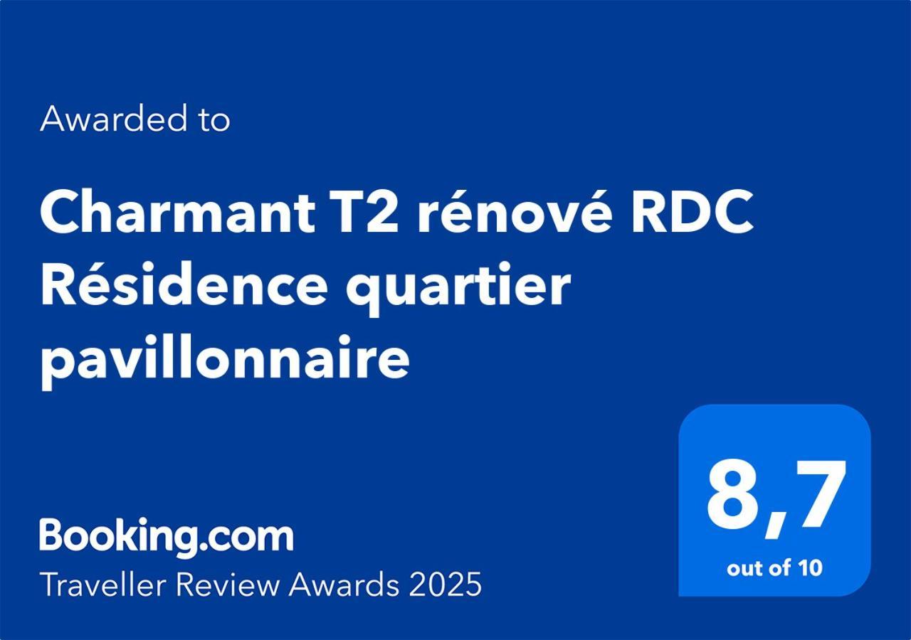 Charmant T2 Renove Rdc Residence Quartier Pavillonnaire Argeles-Gazost Bagian luar foto